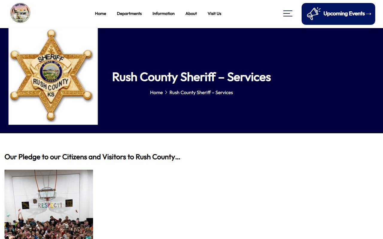Rush County arrest records sheriff services source