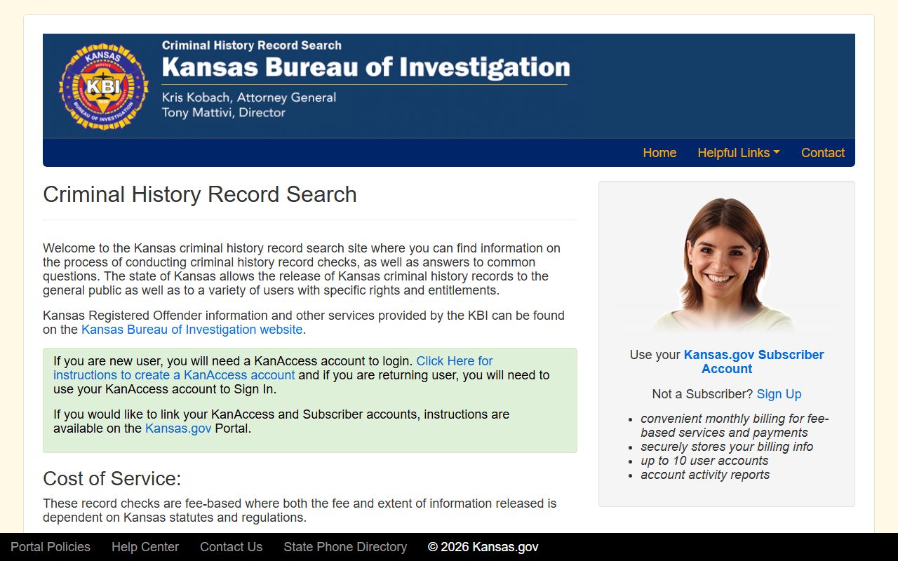 Rush County criminal court records Kansas criminal history search