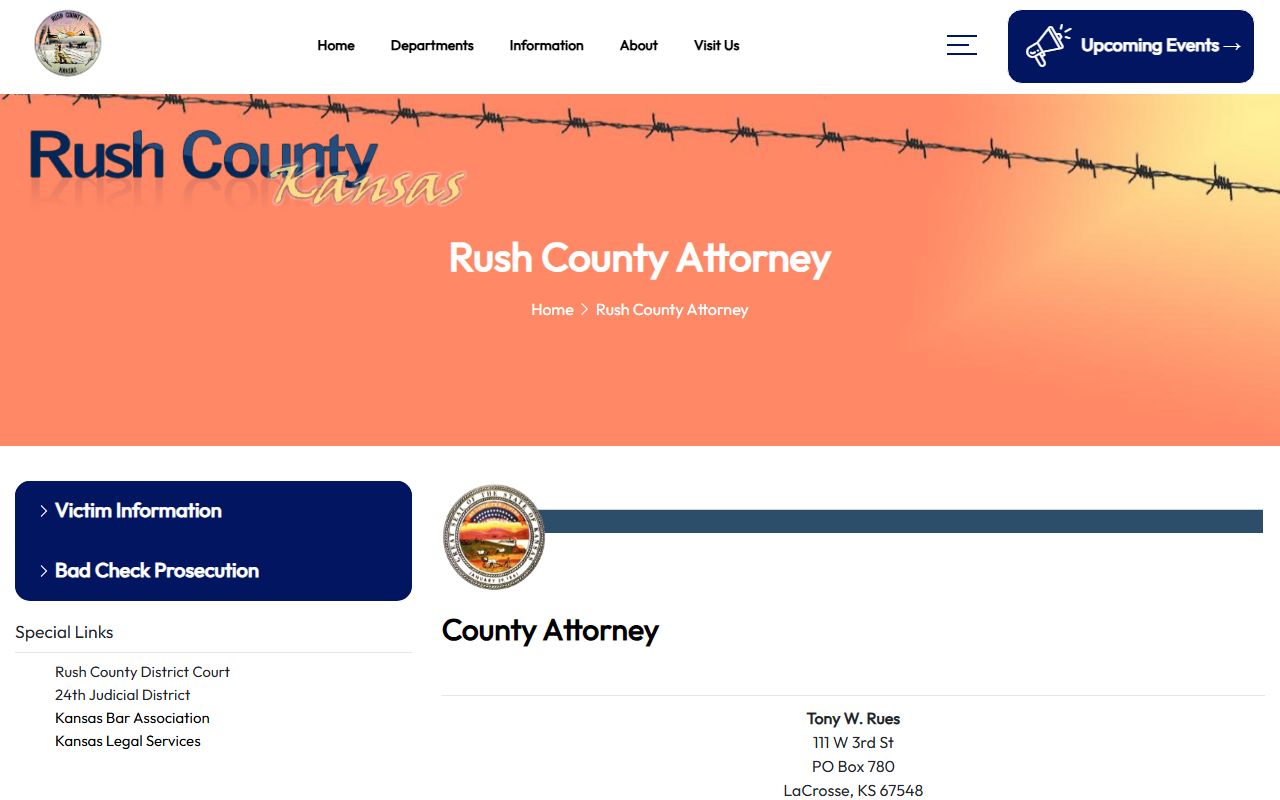 Rush County criminal court records county attorney source