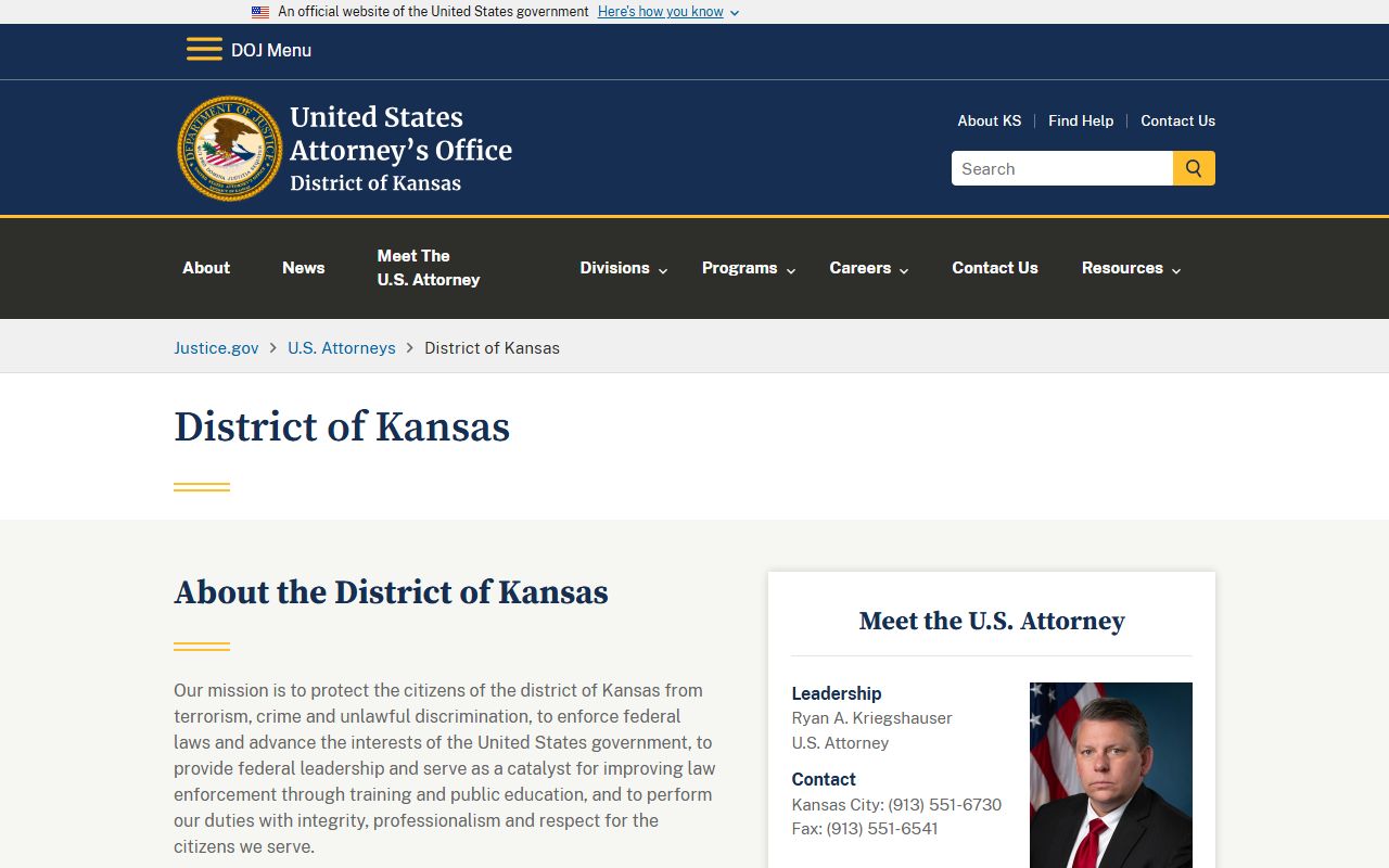Rush County criminal court records federal prosecutor source